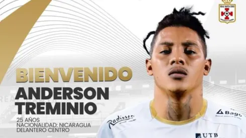 ¿Por cuánto dinero llegó Anderson Treminio al Real Santa Cruz