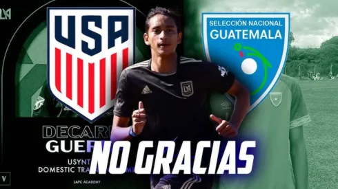 Jugador de LAFC es convocado por la Sub-20 de Guatemala y se olvida de Estados Unidos