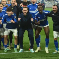Oscar Santis disputó su primer juego oficial con el Dinamo Tbilisi de Georgia
