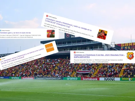 La repercusión de los medios internacionales tras el triunfo de Herediano ante Robinhood