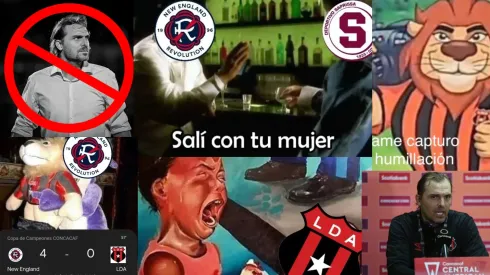 Los memes destrozaron a Alajuelense en las redes tras ser humillados en Concachampions ante New England
