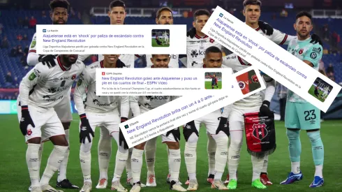 Reacción de los medios tras la derrota de Alajuelense en Concachampions ante New England Revolution
