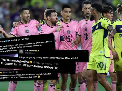 Aníbal Godoy fue tendencia por su encontronazo con Lionel Messi
