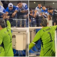 El gran gesto de Keylor Navas con los aficionados de Honduras [VIDEO]