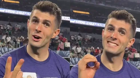 Estados Unidos venció a México en la final de la Nations League y Pulisic no quiso esconder nada en su celebración.