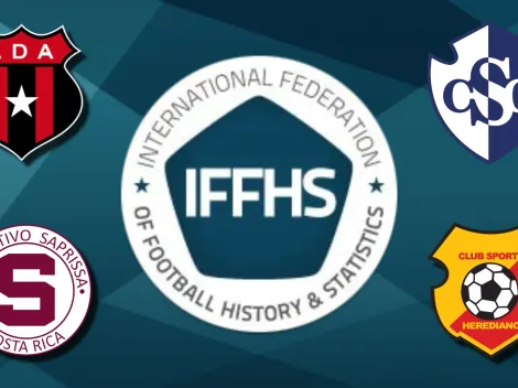 Los tres mejores clubes ticos según IFFHS