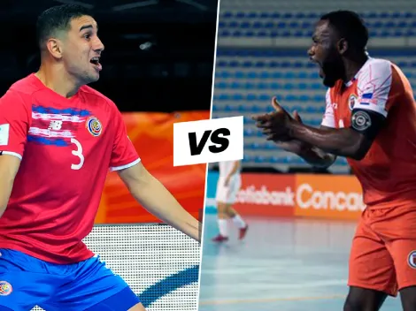 Costa Rica vs. Haití: cómo ver hoy EN VIVO el partido de Futsal
