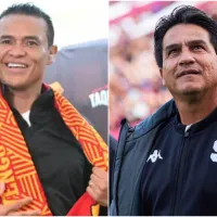 Paté Centeno confronta con Vladimir Quesada antes de Herediano vs. Saprissa por la Supercopa