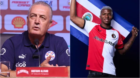 Gustavo Alfaro sorprende al hablar de Jeyland Mitchell en su presentación como DT de Paraguay.