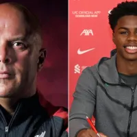 Arne Slot toma una fuerte decisión con el hijo de Maynor Figueroa en Liverpool