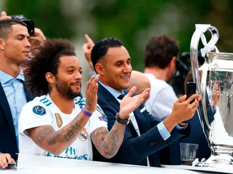 Keylor Navas y Marcelo vuelven a coincidir tras su época de gloria