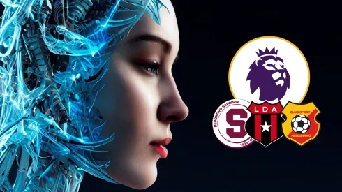 Los escudos de Saprissa, Alajuelense y Herediano si jugaran en la Premier League según IA