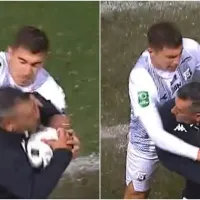 ¡Saltaron chispas! La riña entre Fernán Faerrón y José Giacone en el Saprissa vs Herediano (Video)