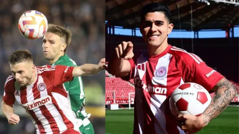 El primer festejo de Luis Palma: así enloqueció la afición de Olympiacos con el Bicho.