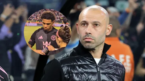 Javier Mascherano propina fuerte revés a David Ruiz en el amistoso de Inter Miami en Honduras