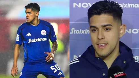 Luis Palma habló luego de su primera titularidad con el Olympiacos de Grecia.