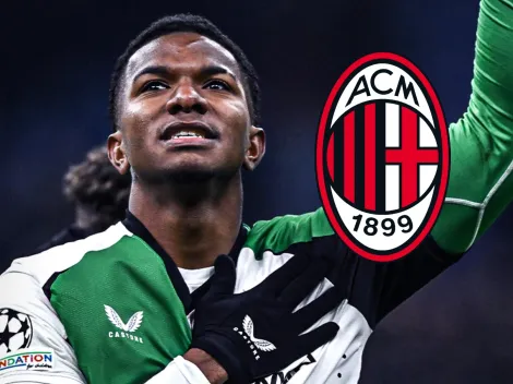 Jeyland Mitchell da una lección en Champions League ante el Milan