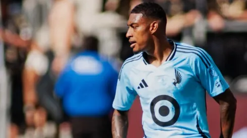Joseph Rosales salió de cambio el entretiempo en el partido entre LAFC y Minnesota United