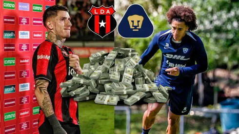 Mientras la plantilla de Alajuelense vale menos de 8 millones de euros, a esta cifra exorbitante asciende la de Pumas