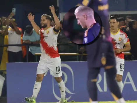 La reacción de Marco Reus ante el gol de Herediano