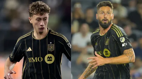 Giroud y Ordaz en LAFC.