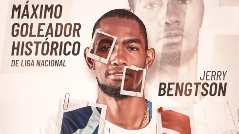 Jerry Bengtson hizo historia y se convirtió en el máximo goleador de la Liga de Honduras.