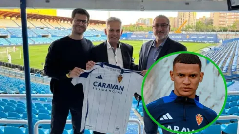 Reinaldo Rueda visitó a Kervin Arriaga en Zaragoza.