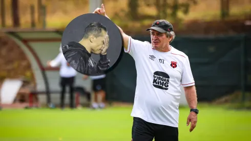 Mientras sufre por Santos, Paté le apuntó a Machillo