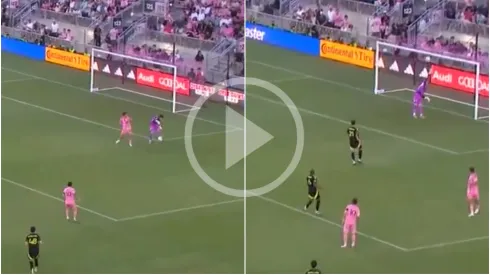 ¡Se repite la historia! El tremendo error de Nicholas Hagen para regalarle un gol a Lionel Messi