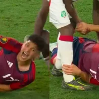 Toda Costa Rica consternada por el primer reporte de la dura lesión de Warren Madrigal ante Surinam