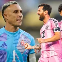 Ante los ojos de Concacaf: el duro golpe a Keylor Navas que celebran Lionel Messi y David Ruiz