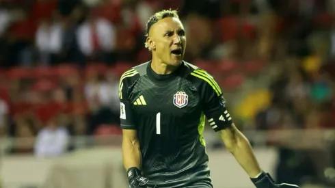 Keylor Navas quedó muy molesto con el empate ante Haití. (Foto: Fedefútbol)