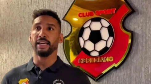 Marcel Hernández con Herediano