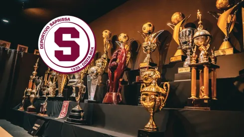 Sala de trofeos del Deportivo Saprissa
