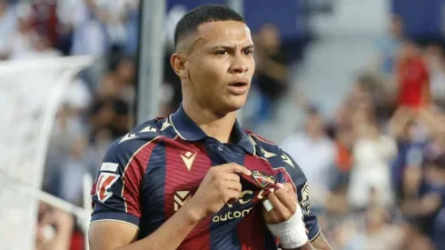 Kervin Arriaga marcó su primer gol con la camisa del Levante.