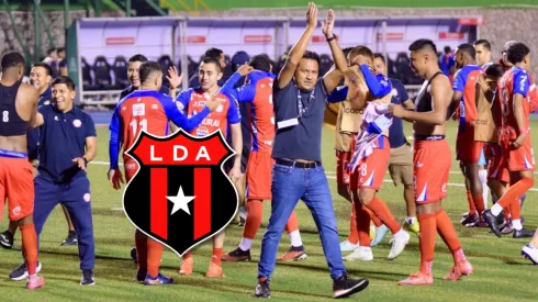 Amarini Villatoro celebra tras haber eliminado a Real España en las semifinales.