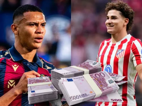 Mientras Julián Álvarez gana 7 millones de euros como líder del Atlético, esto cobra Kervin Arriaga en Levante