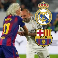 Todo El Salvador emocionado con el homenaje al Mágico González en el Clásico entre Leyendas del Barcelona y Real Madrid