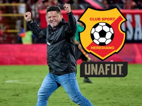 Jafet Soto recibe la notificación que beneficia a Herediano
