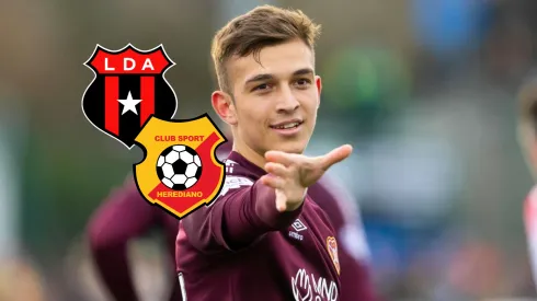 La puja entre Herediano y Alajuelense por Kenneth Vargas ya tendría un ganador