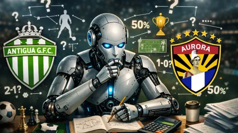 La predicción de la Inteligencia Artificial para la revancha entre Antigua y Aurora.