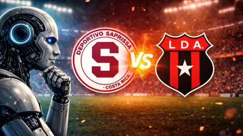 La predicción de la Inteligencia Artificial para la primera final entre Saprissa y Alajuelense.