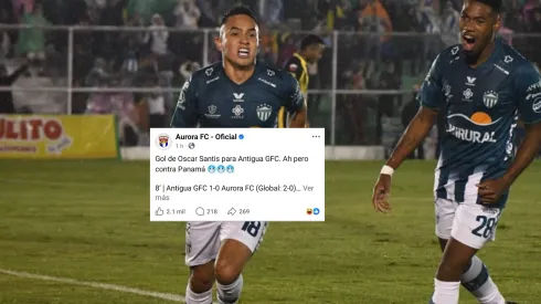Óscar Santis le respondió a Aurora FC por el dardo recibido.