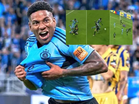 El gol maradoniano de César Blackman con el que le dio el triunfo a Slovan Bratislava en la UEFA Europa League