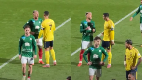 Calvo y CR7, cara a cara.