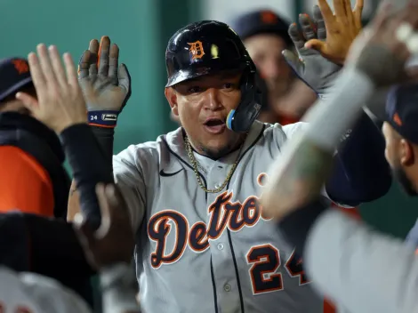 Video: Miguel Cabrera se roba tercera base, no lo hacía desde el 2020 