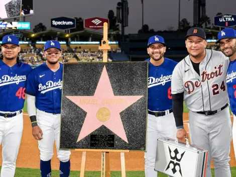 ¡Dodgers le hace homenaje tipo Hollywood a Miguel Cabrera!