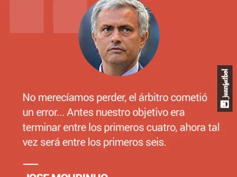 Mourinho vuelve a cargar contra el arbitraje