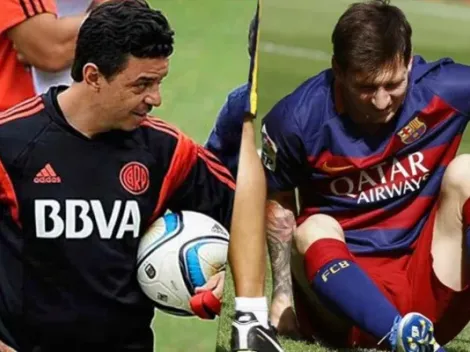 El encuentro atípico entre Gallardo, Messi y Mascherano
