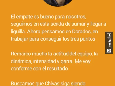 Almeyda destaca actitud de Chivas; confirma continuidad de Omar Bravo